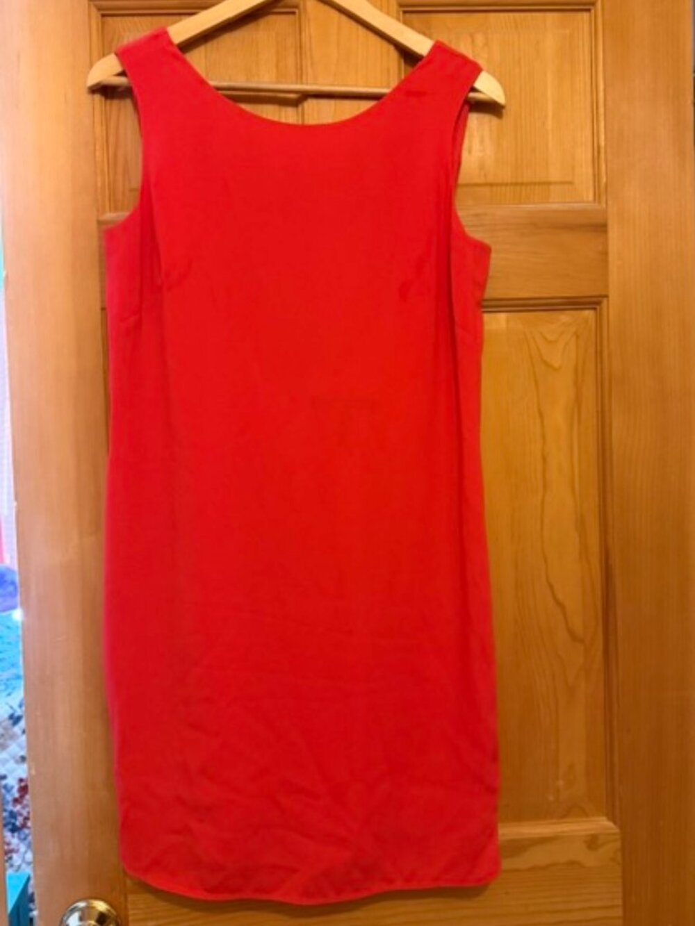 BCBG MAXAZRIA Drape Back Bright Poppy Red Dress- size 8- worn once - Picture 9 of 10